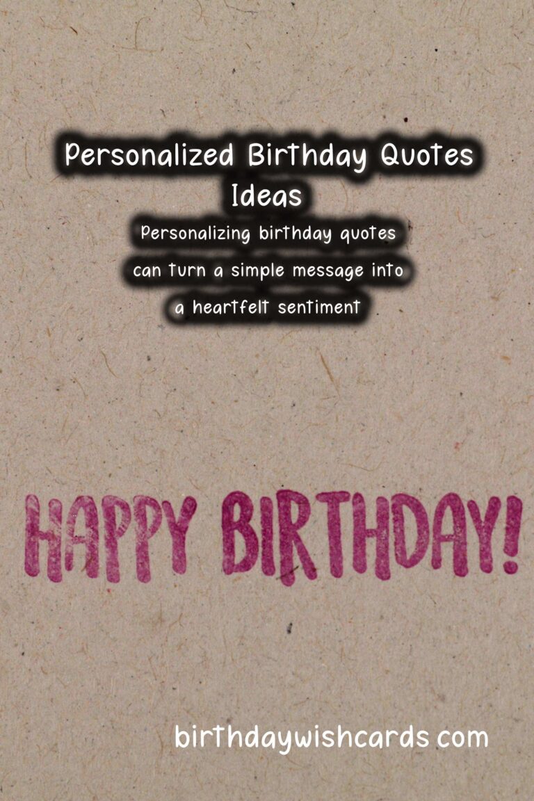 How to Personalize Birthday Quotes For Beginners