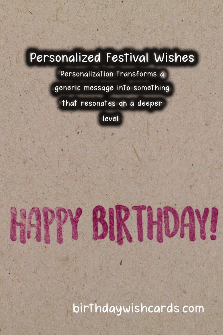 How to Personalize Festival Wishes and Messages That Feel Authentic