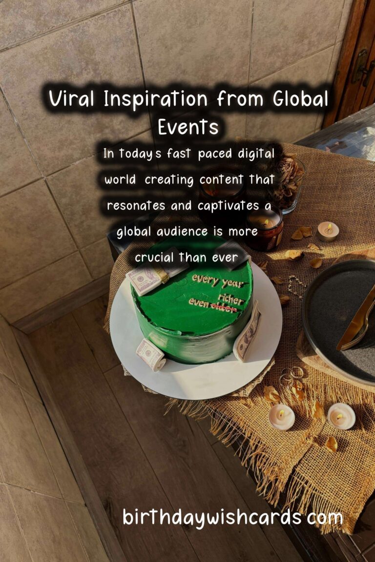 How to Personalize Global Event Inspiration That Go Viral