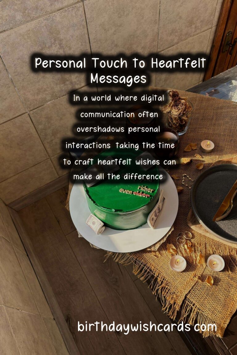 How to Personalize Heartfelt Wishes For an Unforgettable Experience