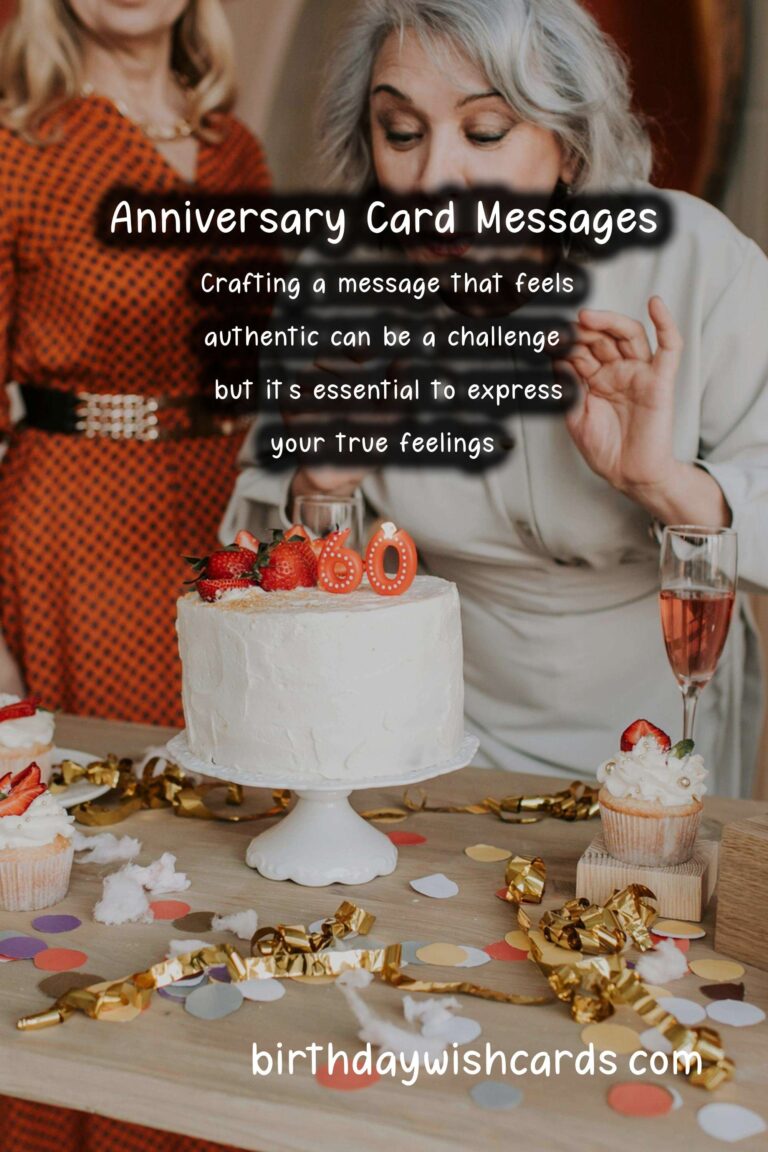 How to Plan Anniversary Card Messages That Feel Authentic