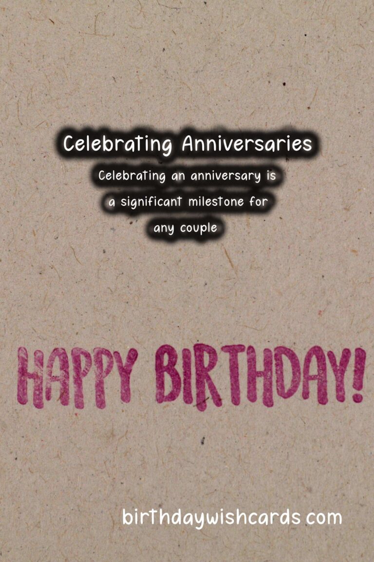 How to Plan Anniversary Wishes That Are Trendy