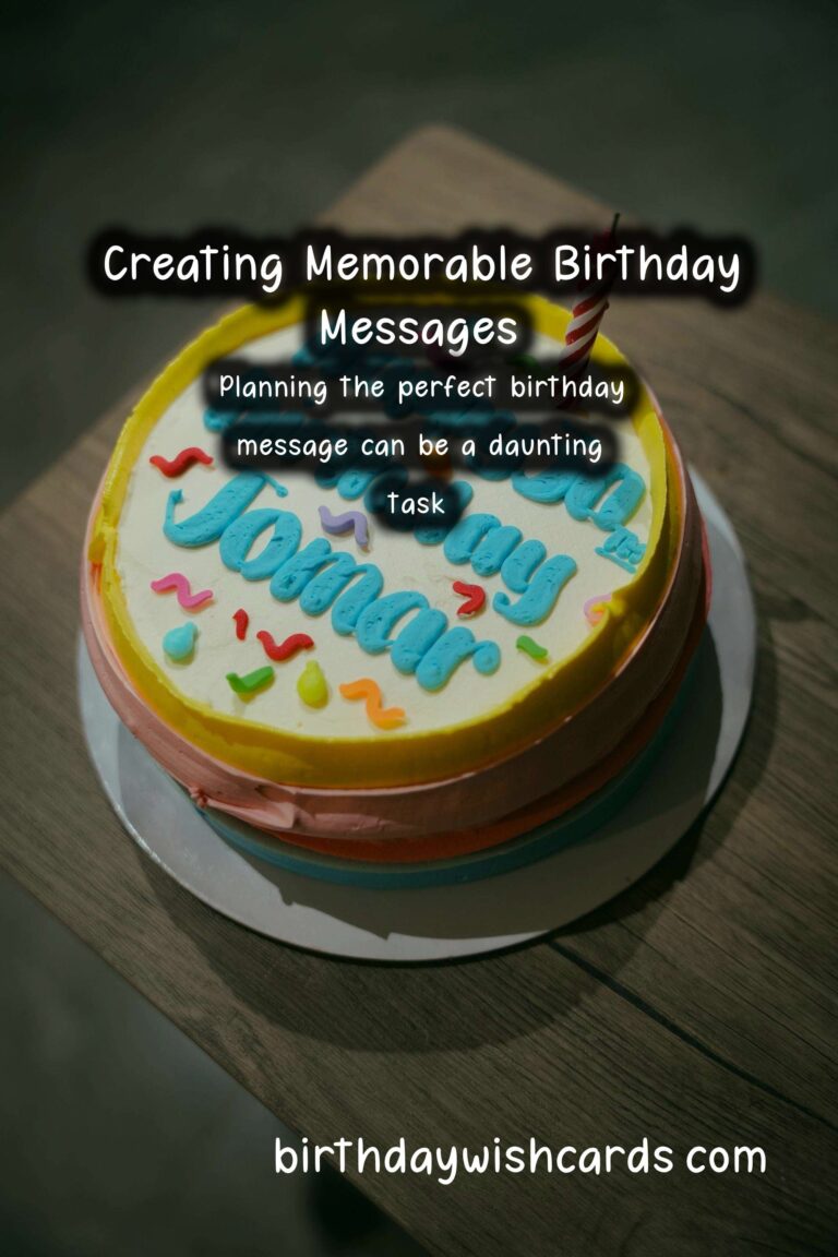 How to Plan Birthday Messages That Impress