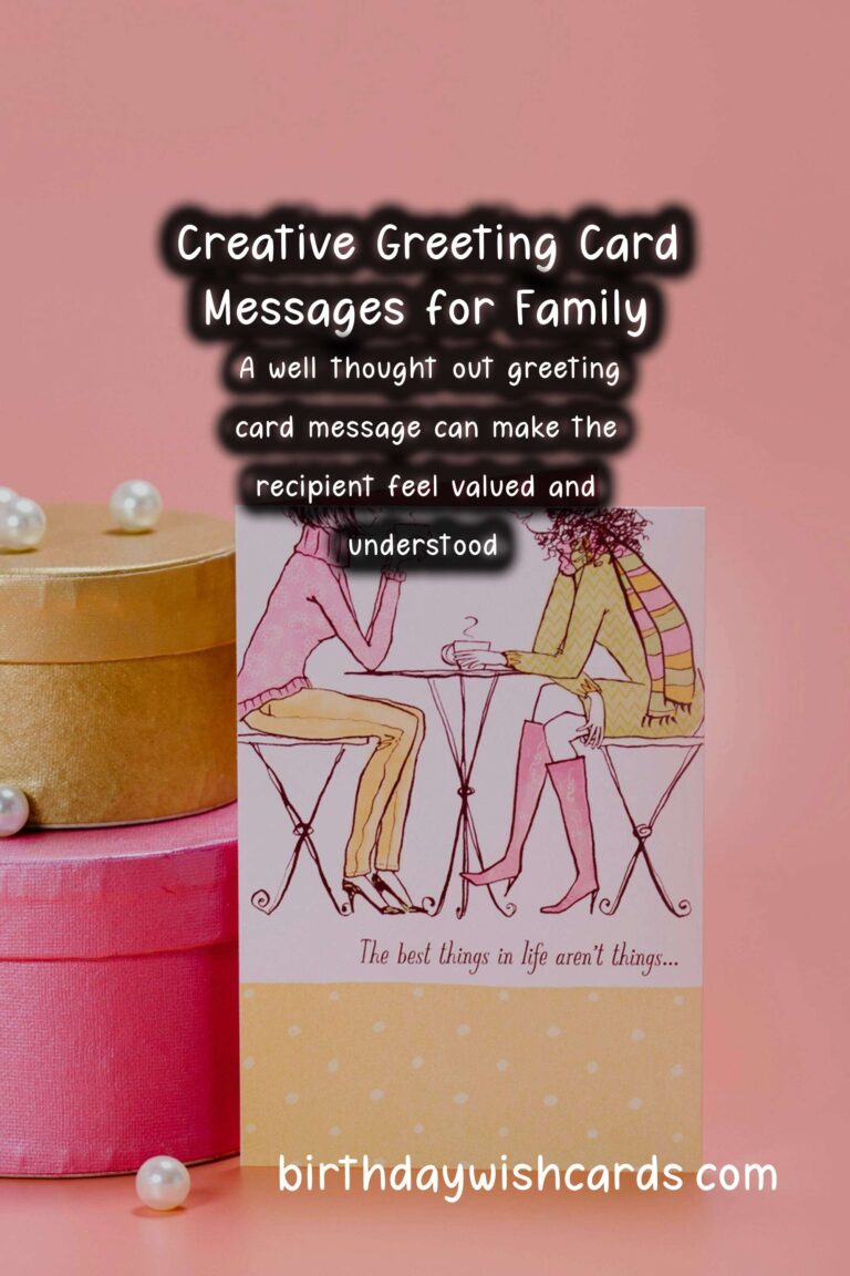 How to Plan Greeting Card Messages for the Whole Family