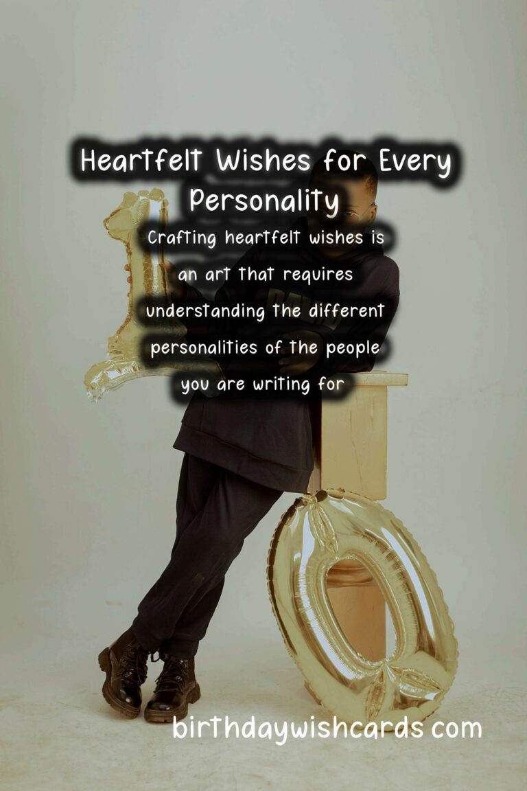 How to Prepare Heartfelt Wishes for Every Personality