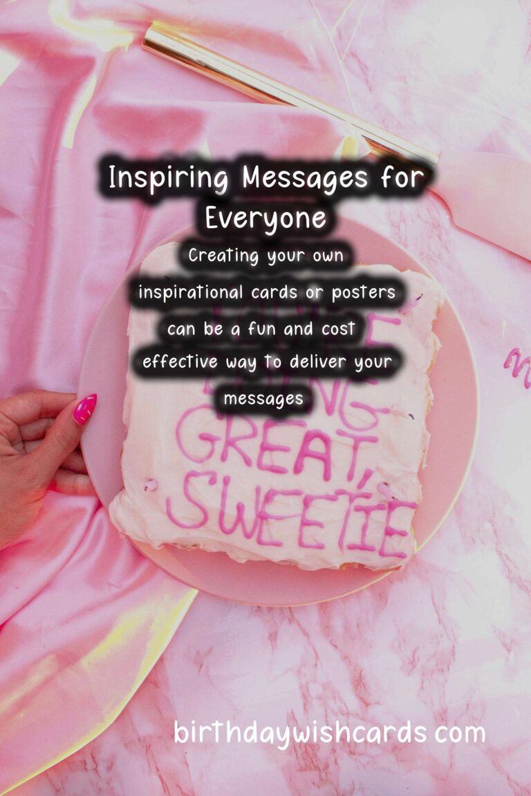 How to Prepare Inspirational Messages On a Budget