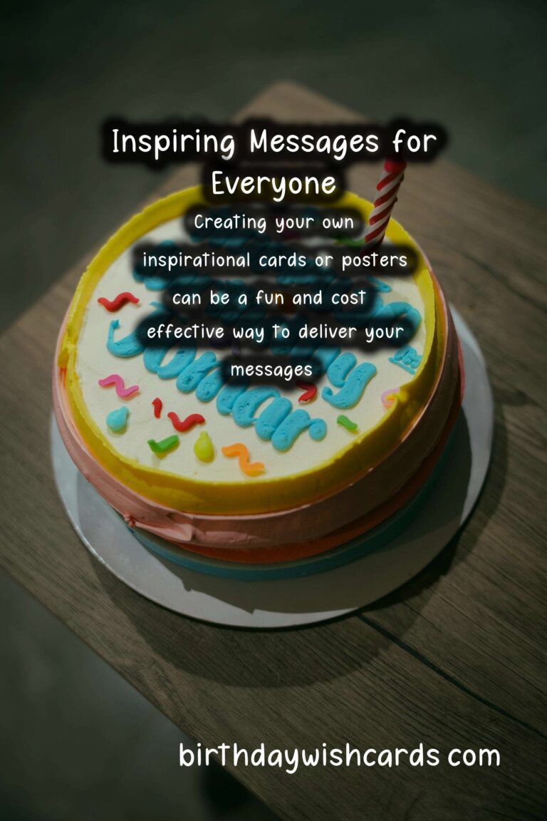 How to Prepare Inspirational Messages On a Budget