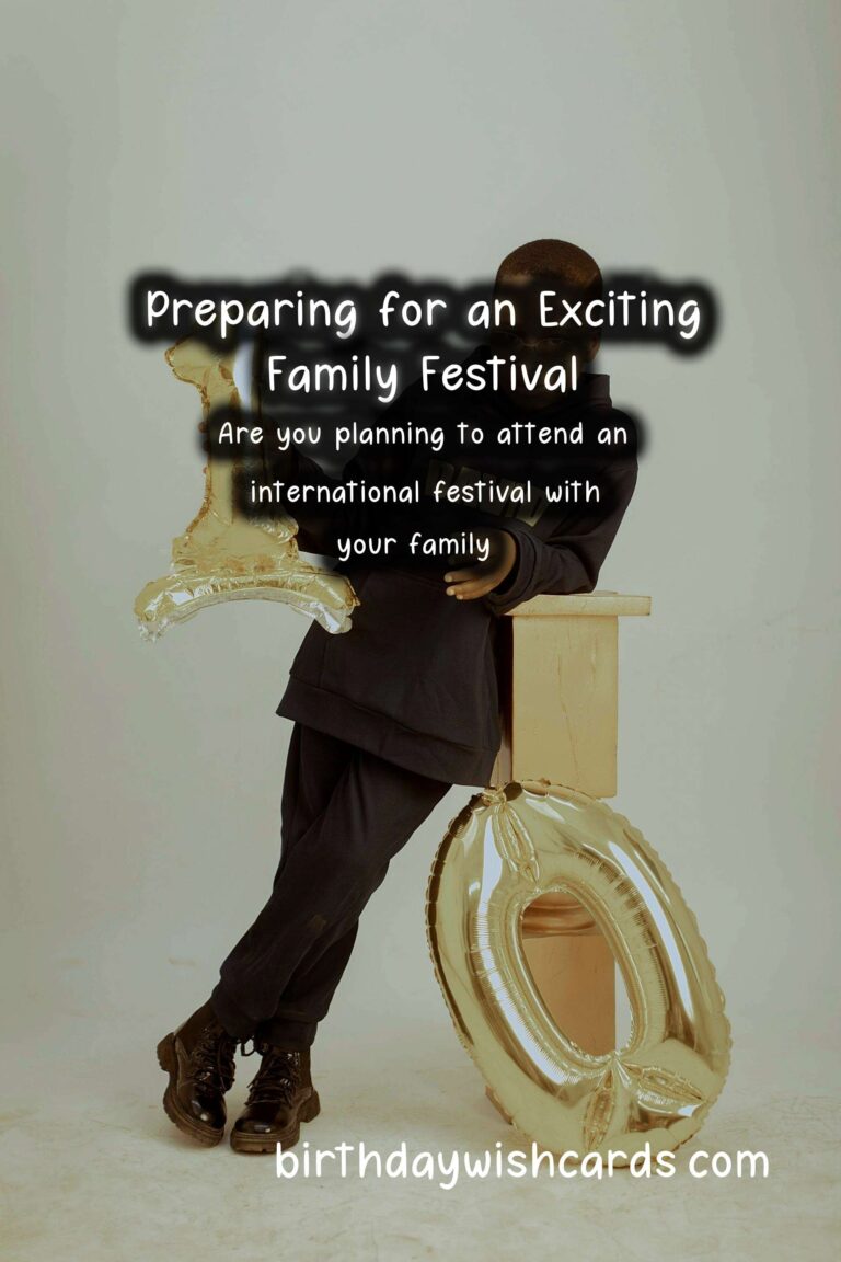 How to Prepare International Festival Guides For the Whole Family