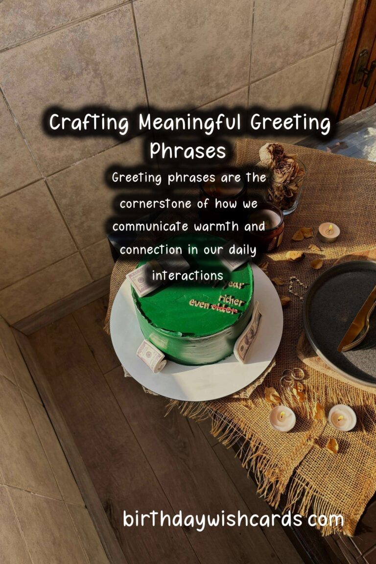 How to Prepare Meaningful Greeting Phrases That Reflect Your Style