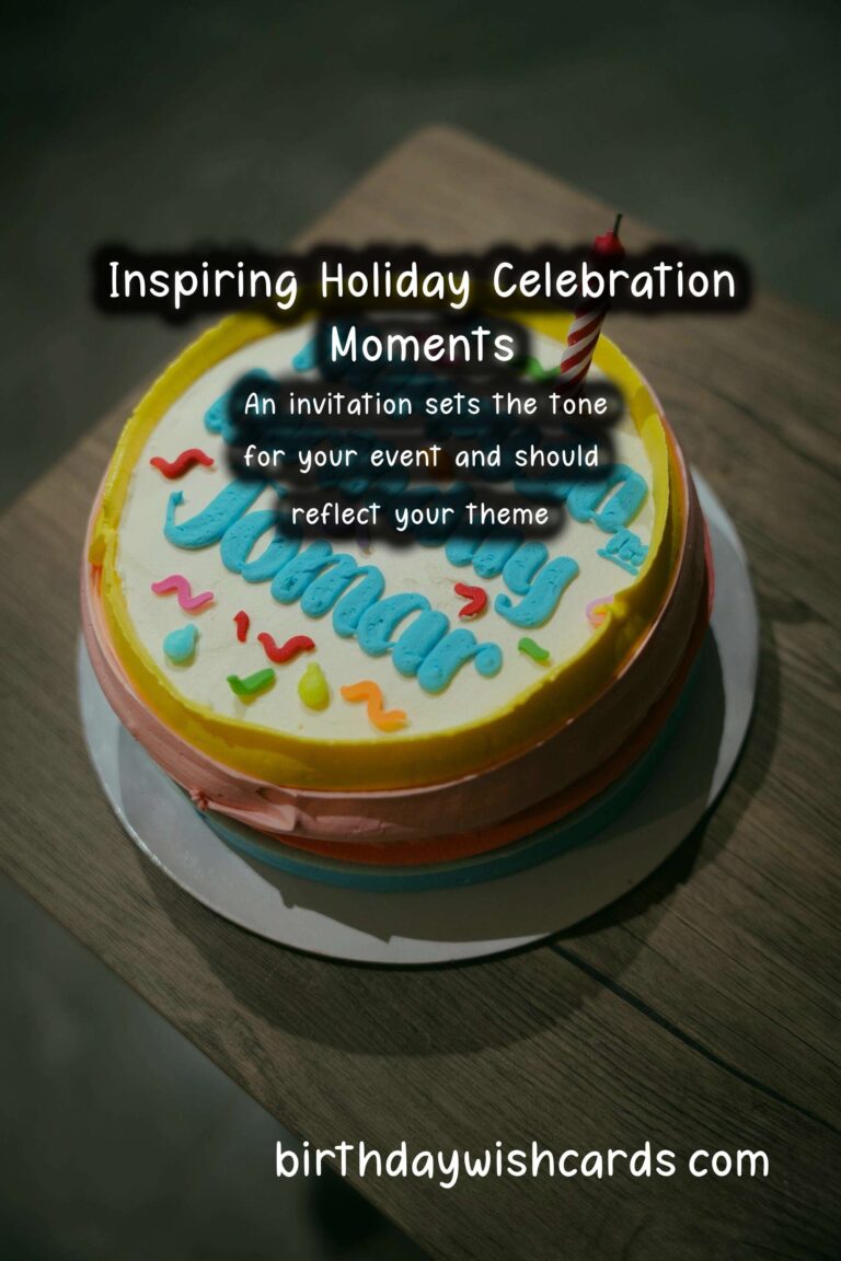 How to Write Holiday Celebration Ideas For Lasting Impressions