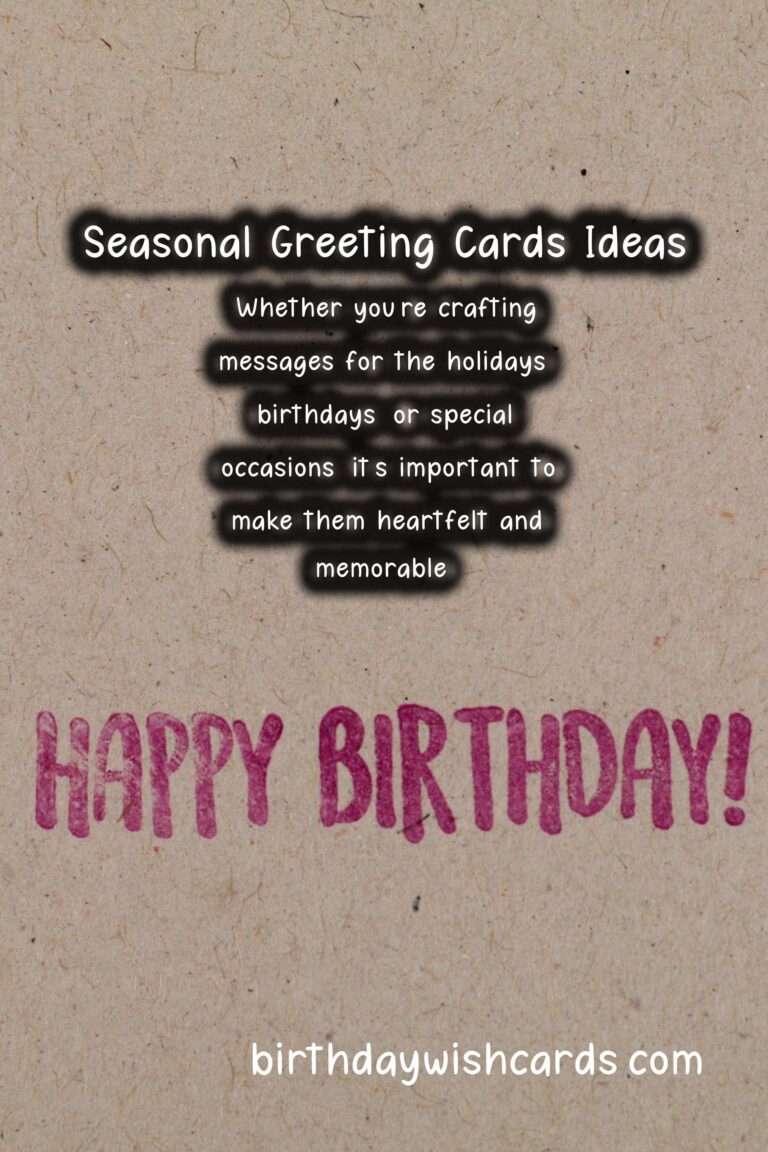 How to Write Seasonal Greeting Ideas For Beginners