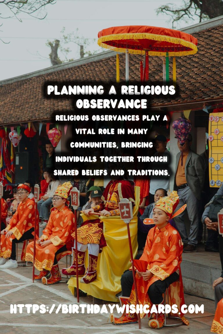 Incredible Religious Observance Planning That Everyone Will Love