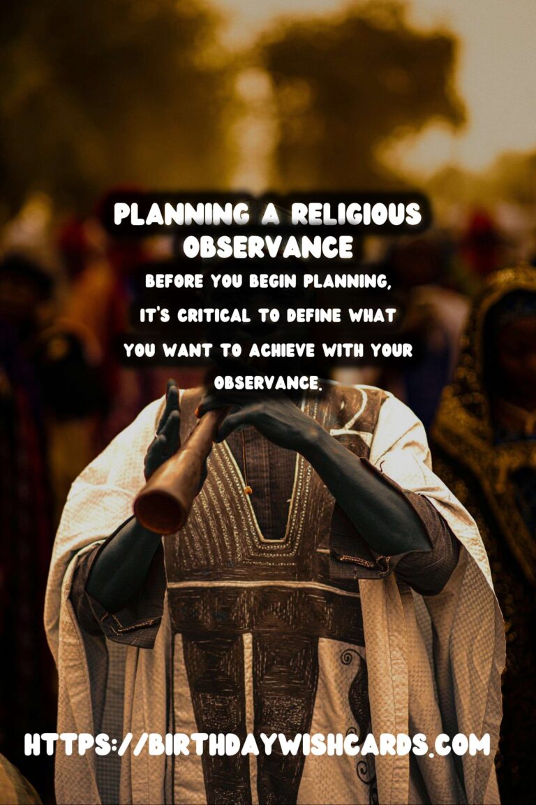 Incredible Religious Observance Planning That Everyone Will Love