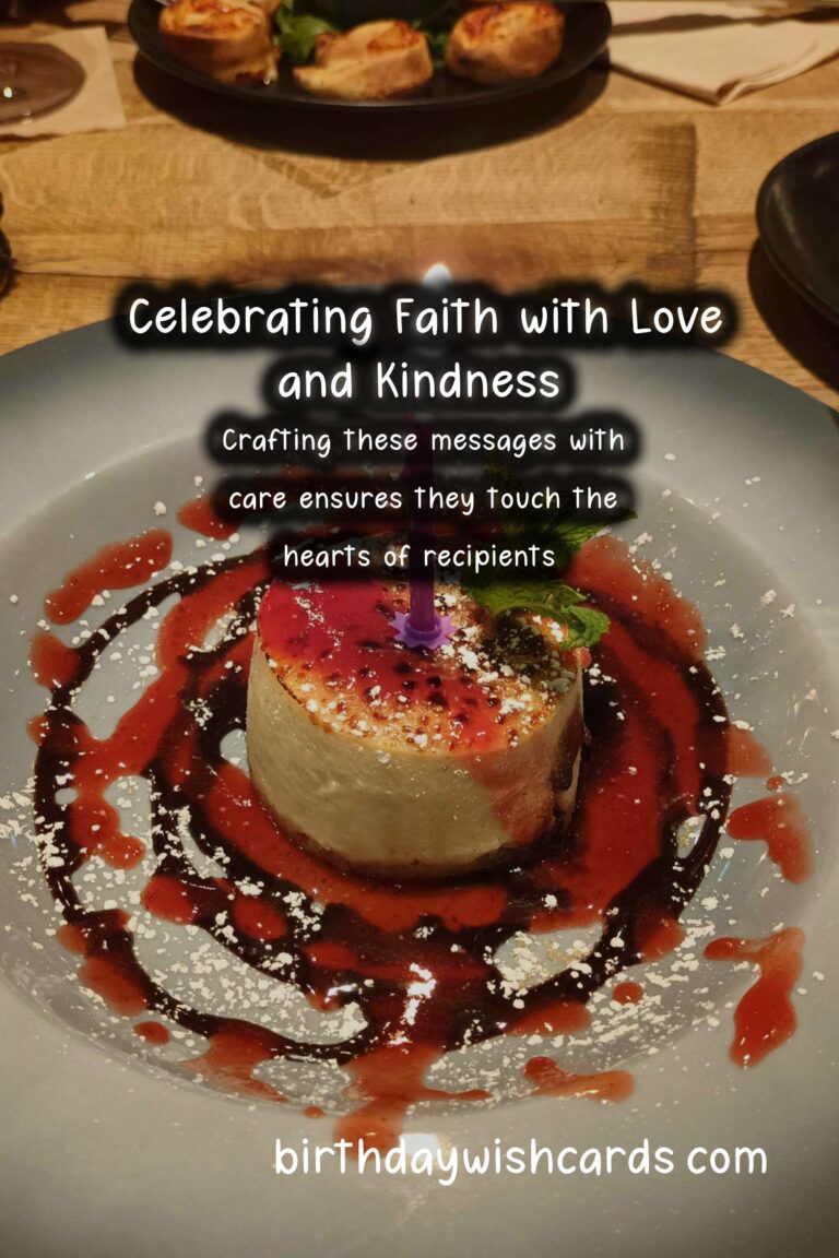 Incredible Ways to Celebrate Faith Celebration Messages