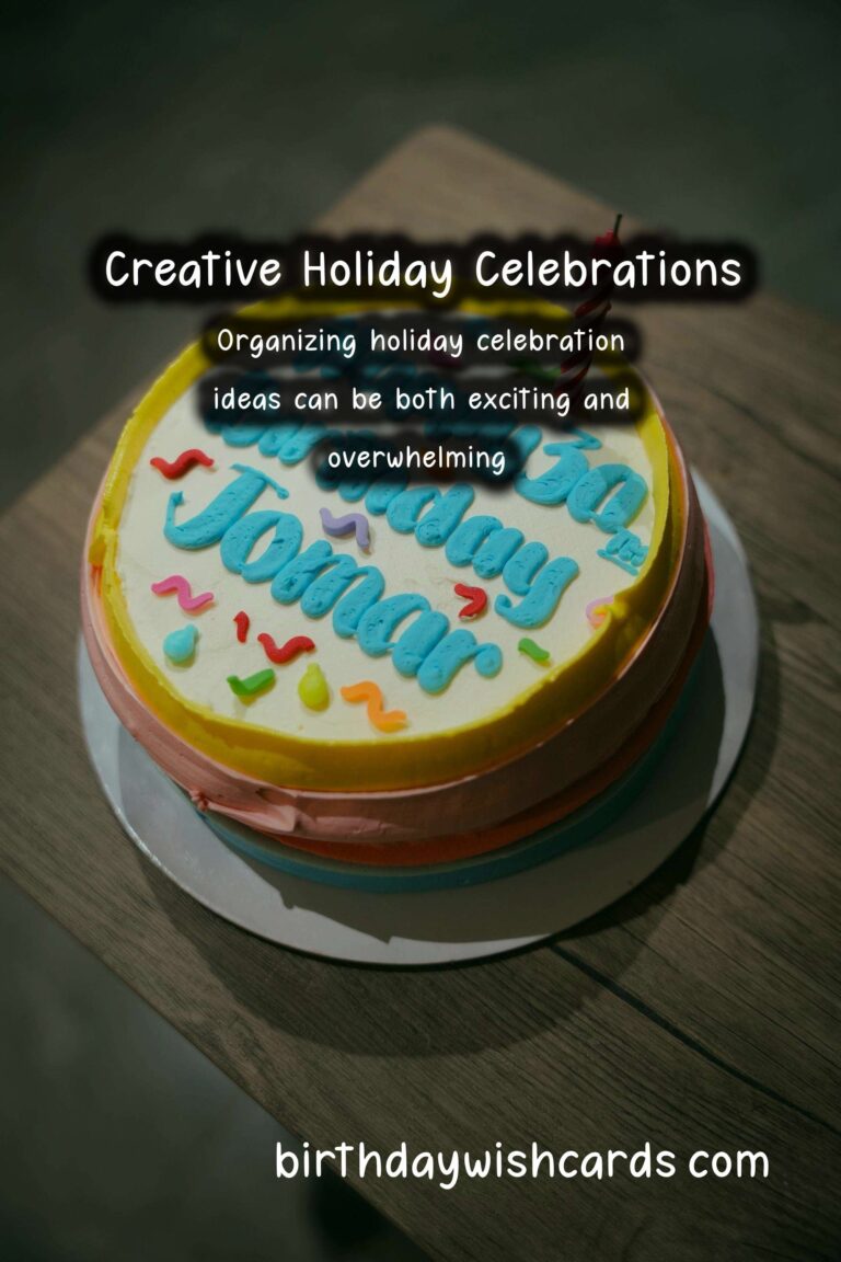 Incredible Ways to Organize Holiday Celebration Ideas