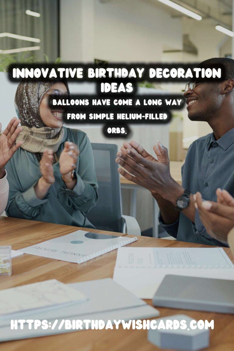 Innovative Birthday Decorations That Are Instagram-Worthy