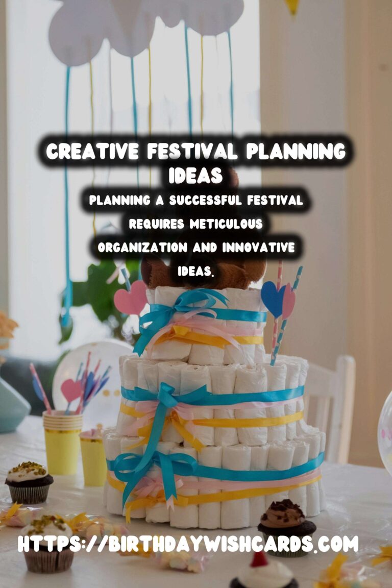Innovative Festival Planning Guide For Lasting Impressions