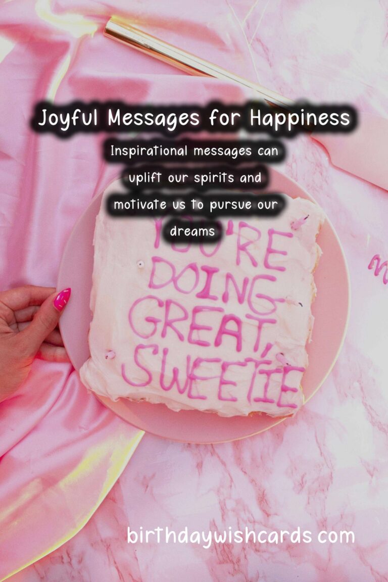 Joyful Inspirational Messages For Every Budget