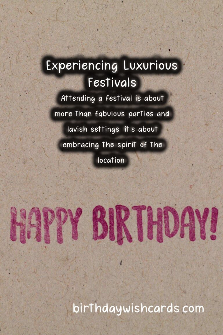 Luxurious International Festival Guides That Feel Authentic