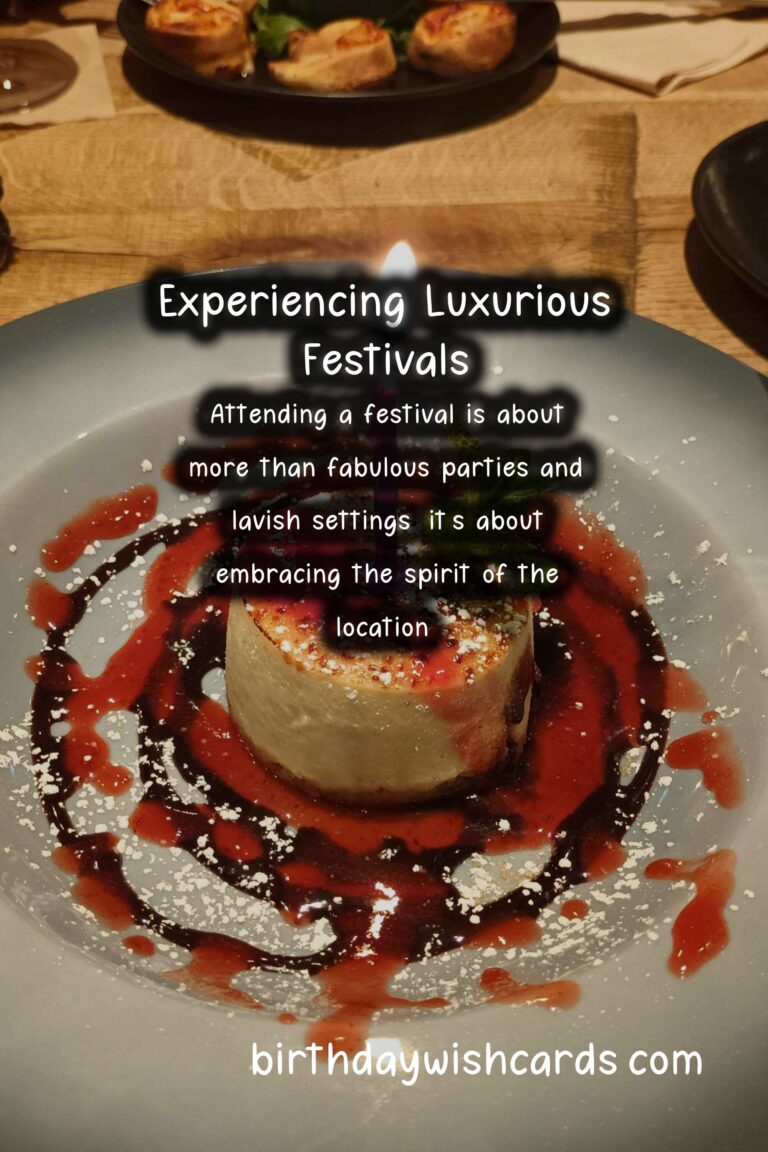 Luxurious International Festival Guides That Feel Authentic