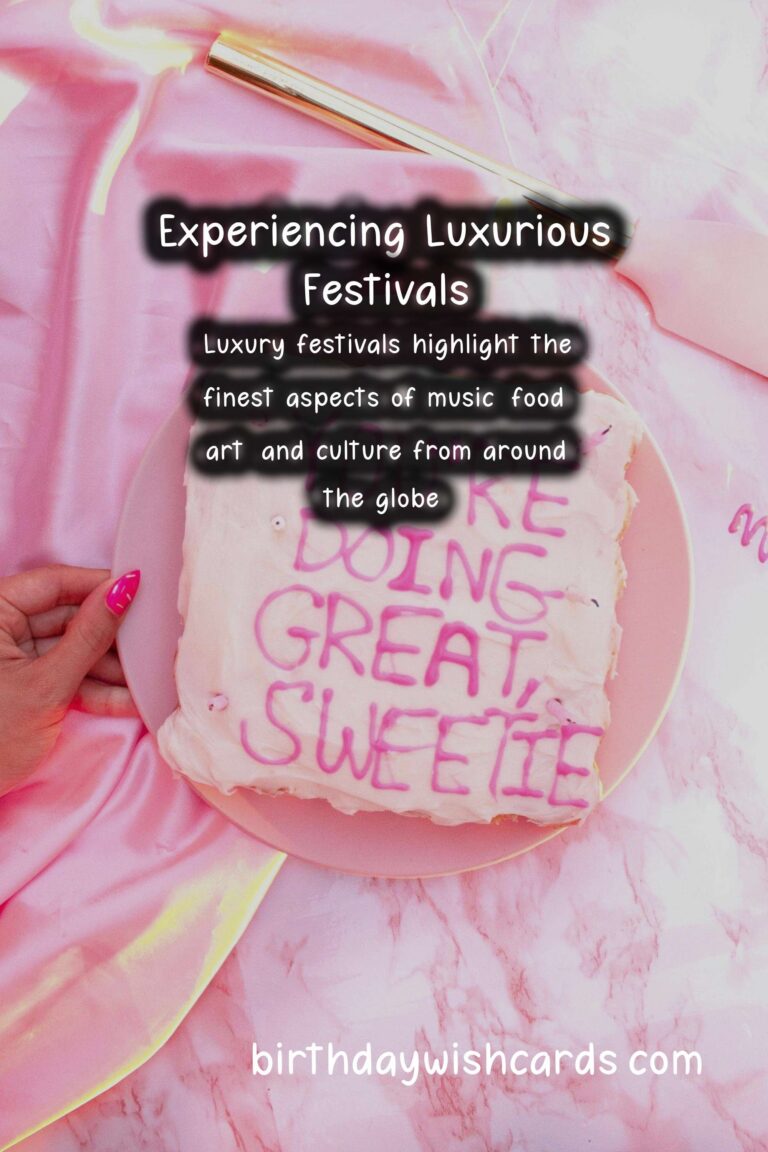Luxurious International Festival Guides That Feel Authentic