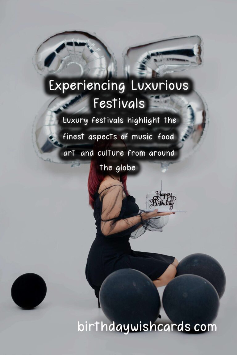 Luxurious International Festival Guides That Feel Authentic