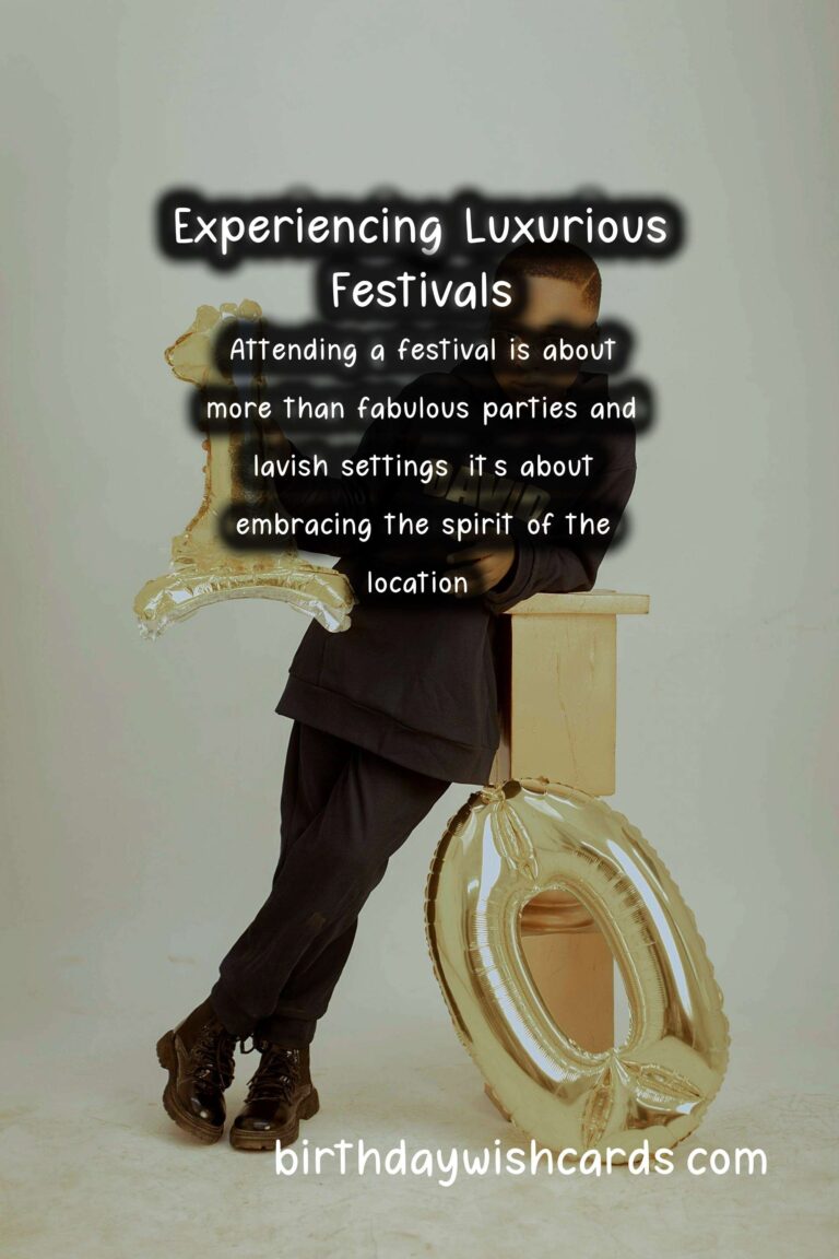 Luxurious International Festival Guides That Feel Authentic