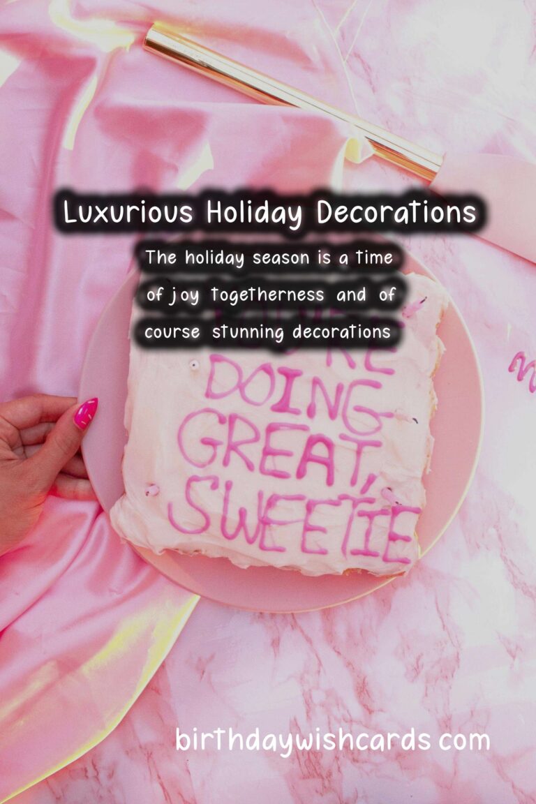 Luxurious Ways to Create Holiday Decoration Tips