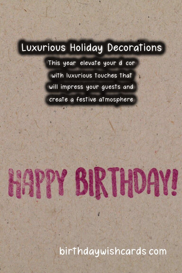 Luxurious Ways to Create Holiday Decoration Tips