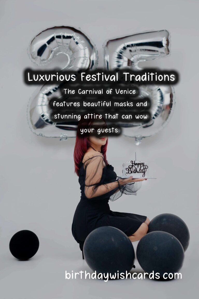 Luxurious World Festival Traditions That Will Wow Your Guests