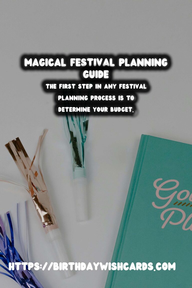 Magical Festival Planning Guide On a Budget