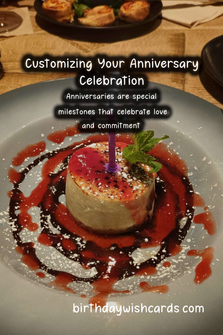 Magical Ways to Customize Your Anniversary Celebration Ideas