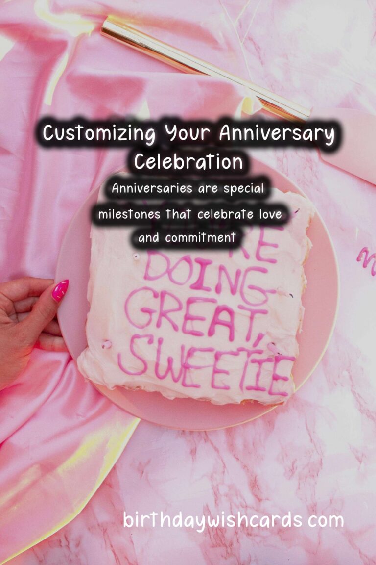Magical Ways to Customize Your Anniversary Celebration Ideas
