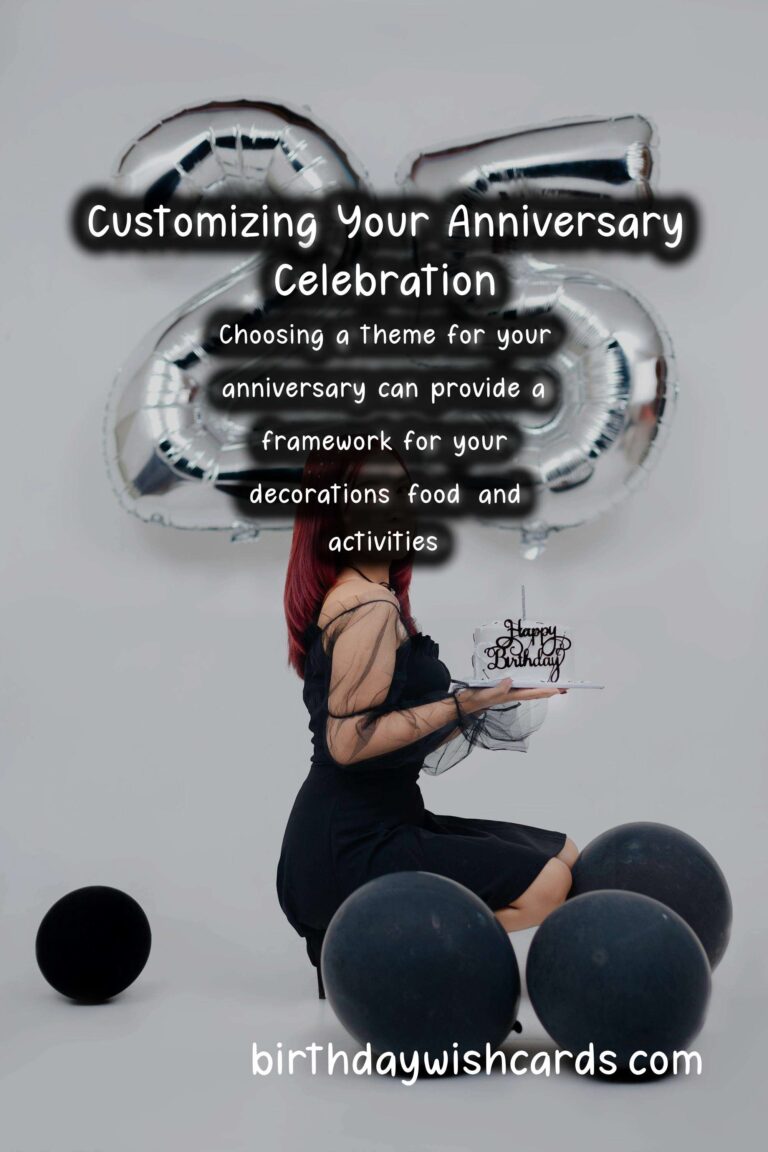 Magical Ways to Customize Your Anniversary Celebration Ideas
