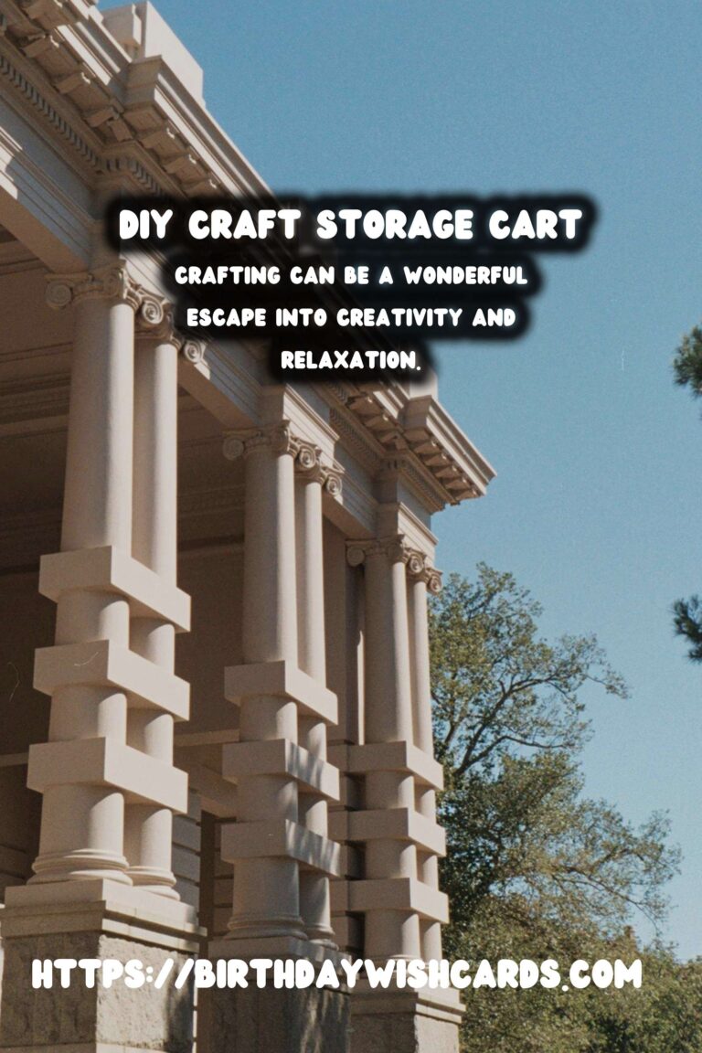 Maximize Your Creativity: DIY Craft Storage Cart