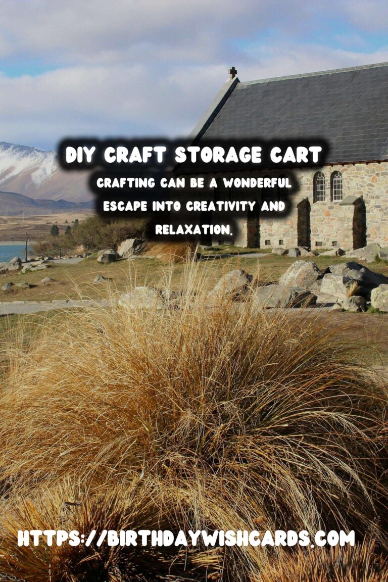 Maximize Your Creativity: DIY Craft Storage Cart