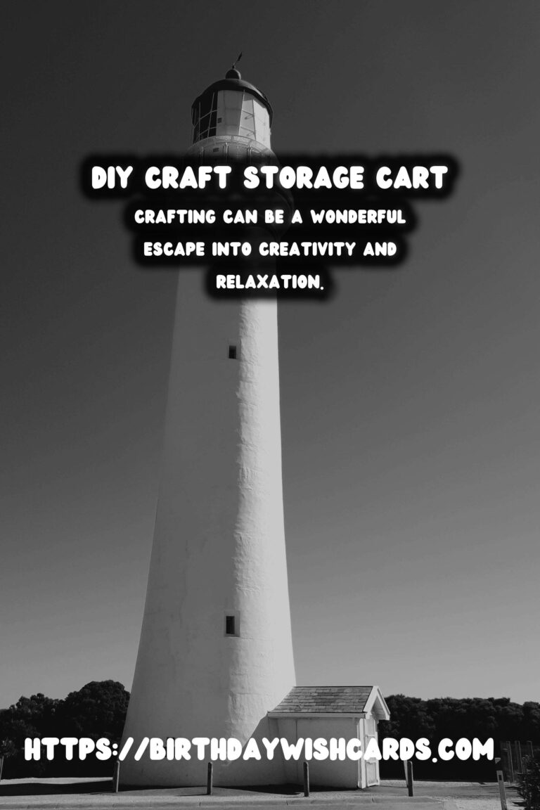 Maximize Your Creativity: DIY Craft Storage Cart