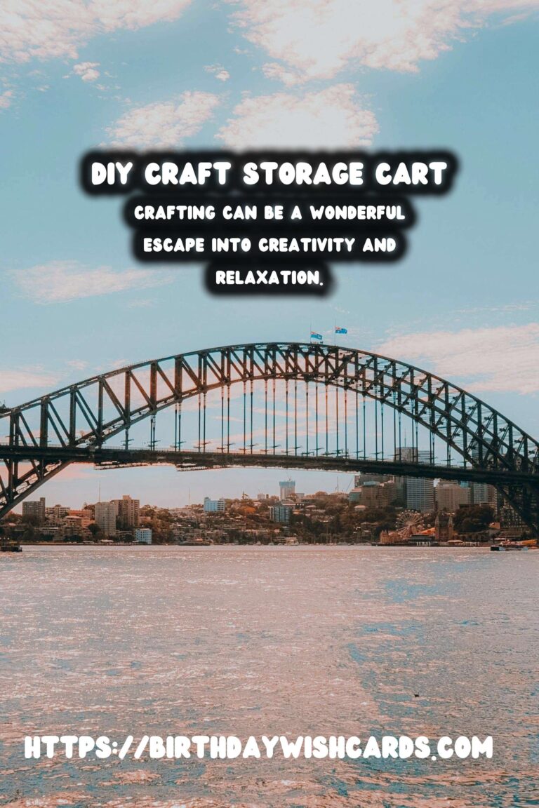 Maximize Your Creativity: DIY Craft Storage Cart