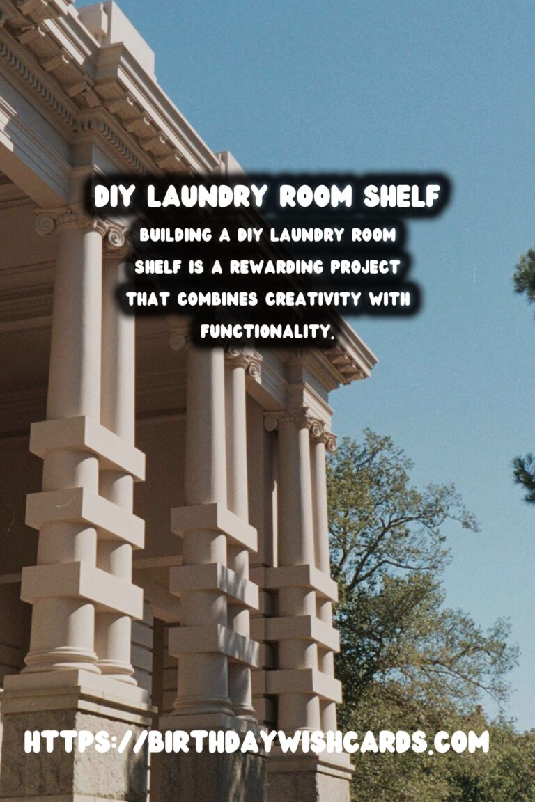Maximize Your Space with a DIY Laundry Room Shelf: A Step-by-Step Guide