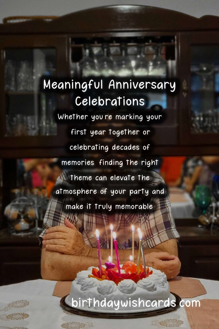 Meaningful Anniversary Party Themes For Every Budget