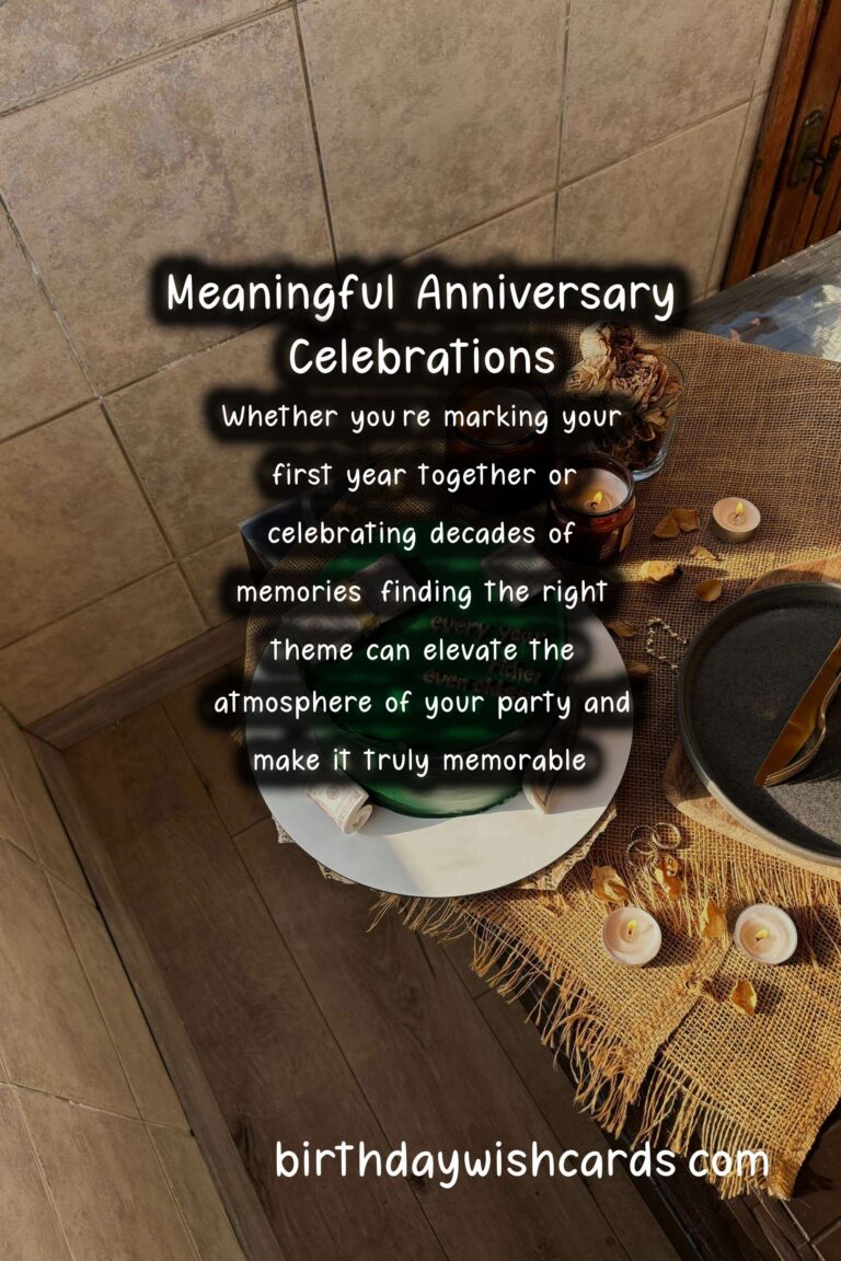 Meaningful Anniversary Party Themes For Every Budget