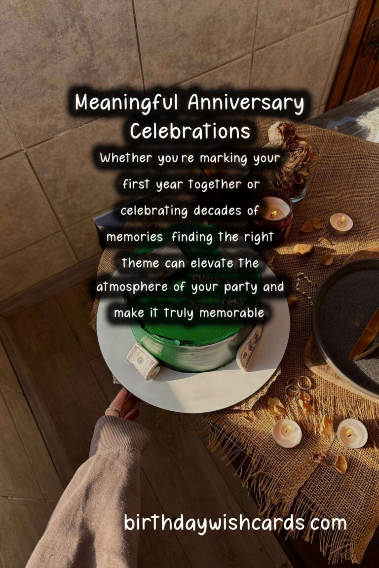 Meaningful Anniversary Party Themes For Every Budget