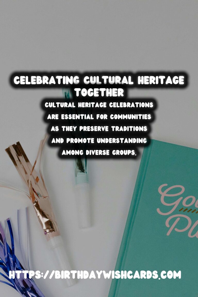 Meaningful Cultural Heritage Celebration Tips That Capture the Moment