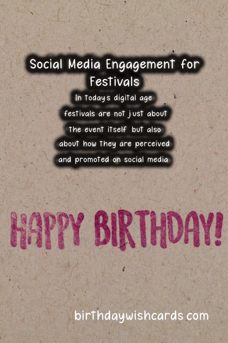 Meaningful Festival Planning Guide For Social Media