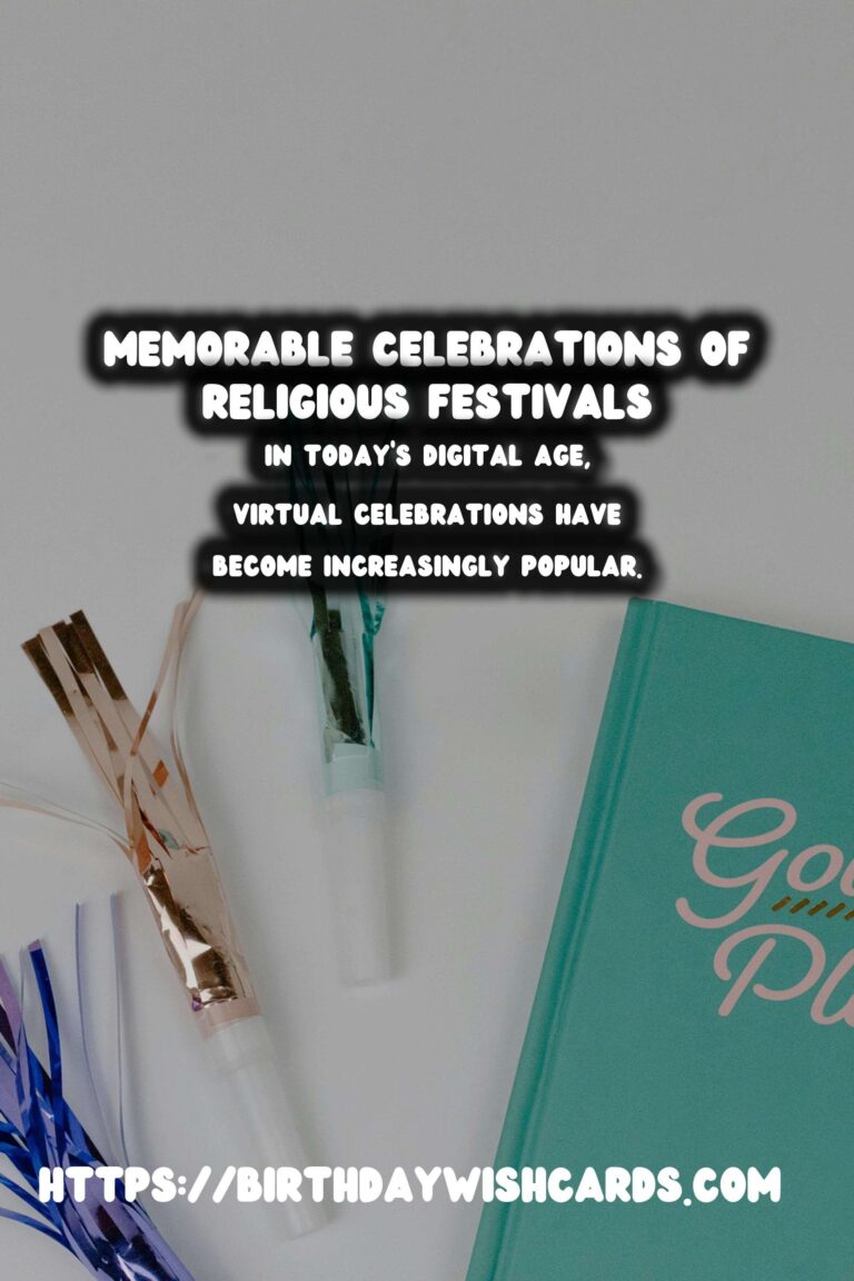 Memorable Ways to Celebrate Religious Festival Themes