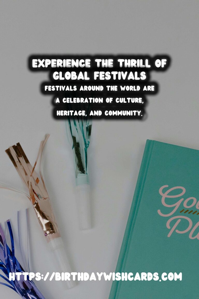 Memorable World Festival Traditions to Try This Year