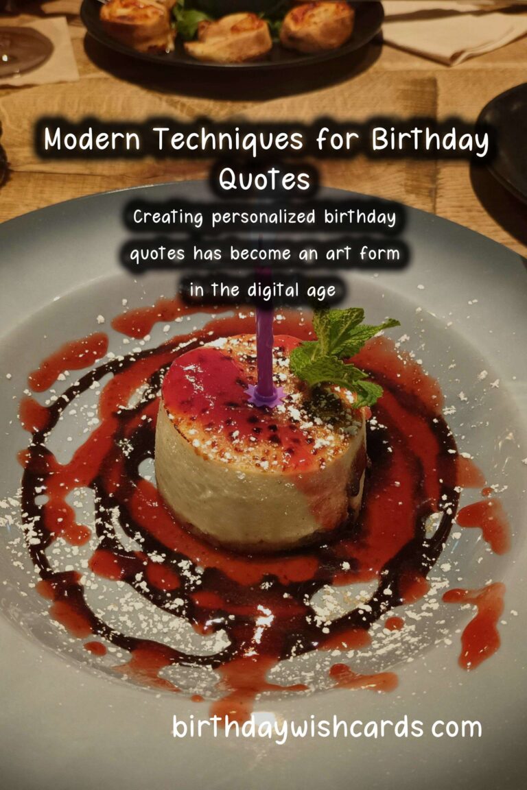 Modern Ways to Create Birthday Quotes