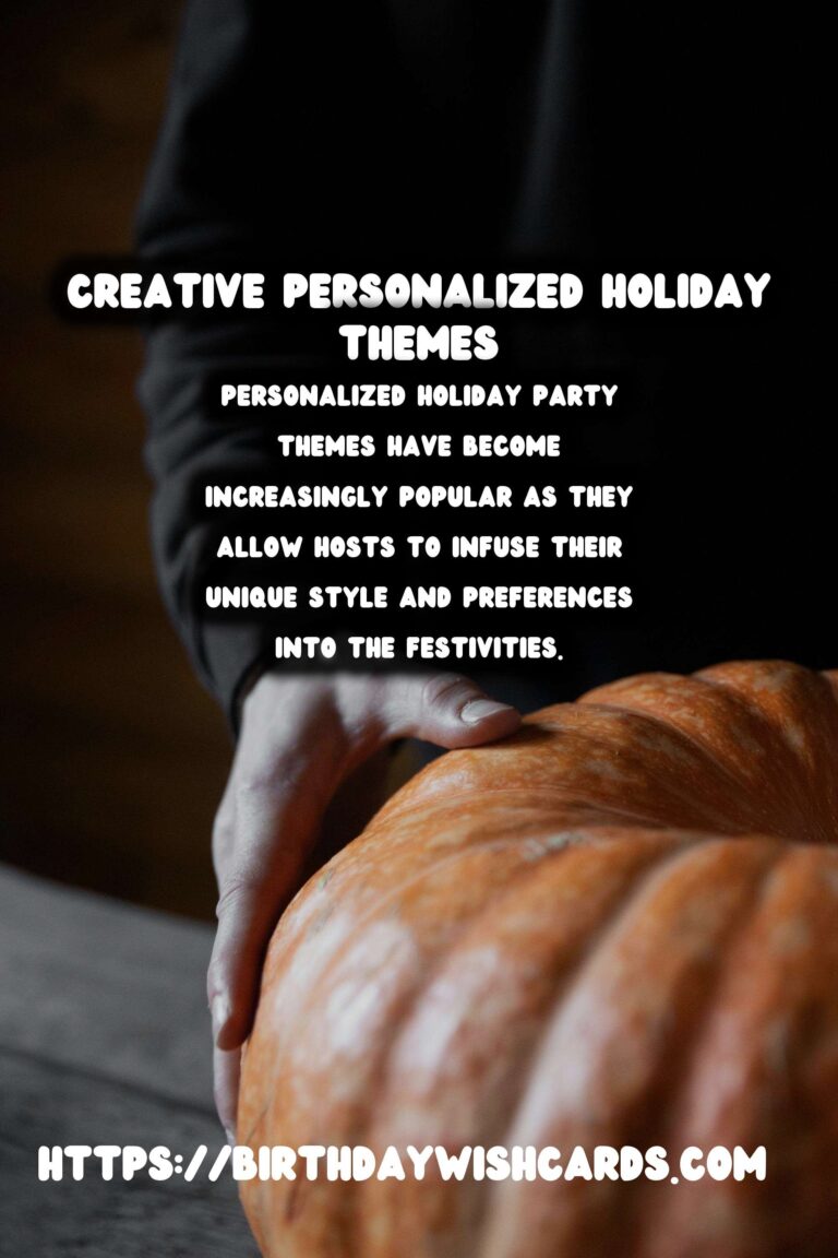 Personalized Holiday Party Themes You’ll Love