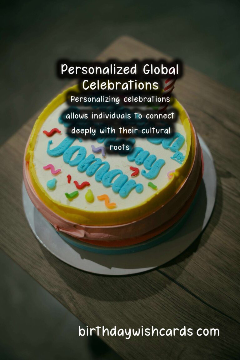 Personalized Ways to Customize Global Celebration Ideas