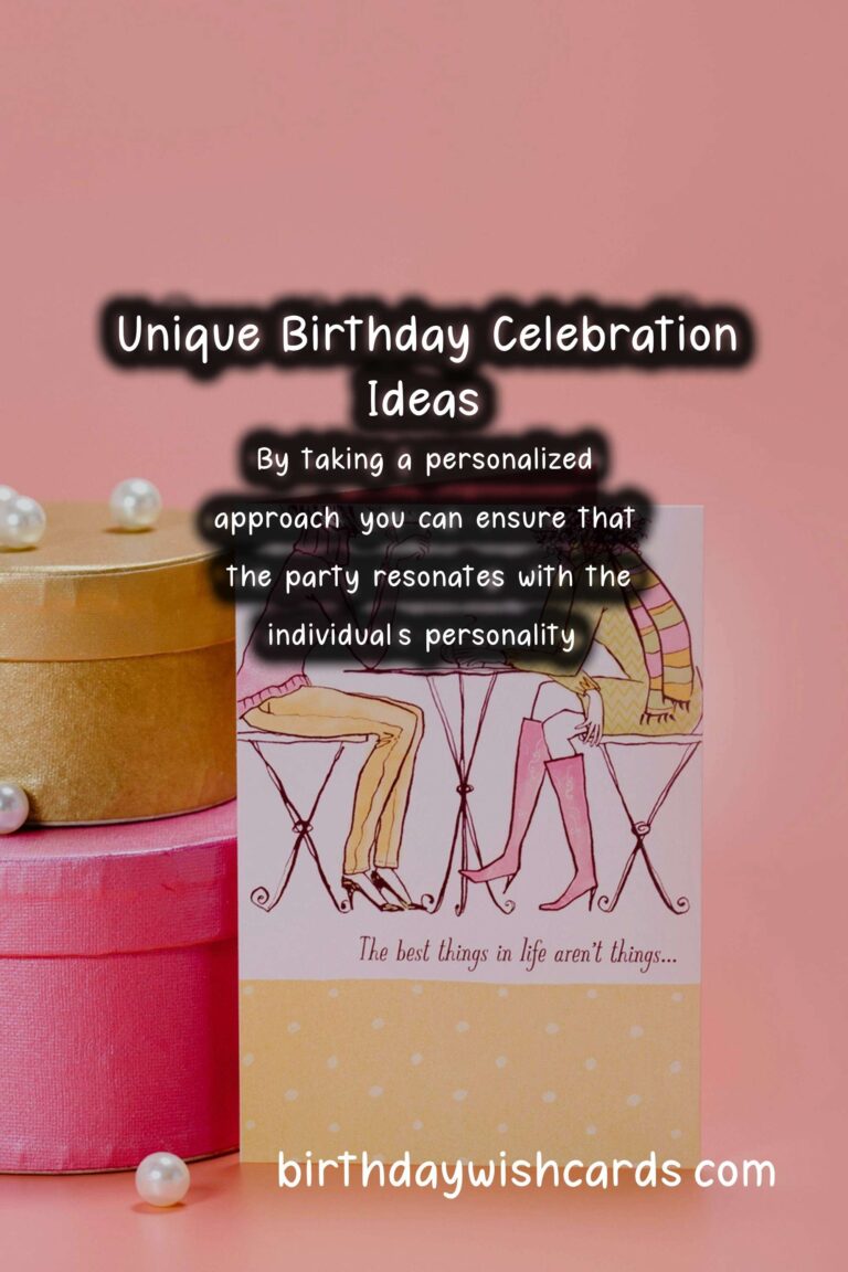 Personalized Ways to Design Birthday Planning Tips